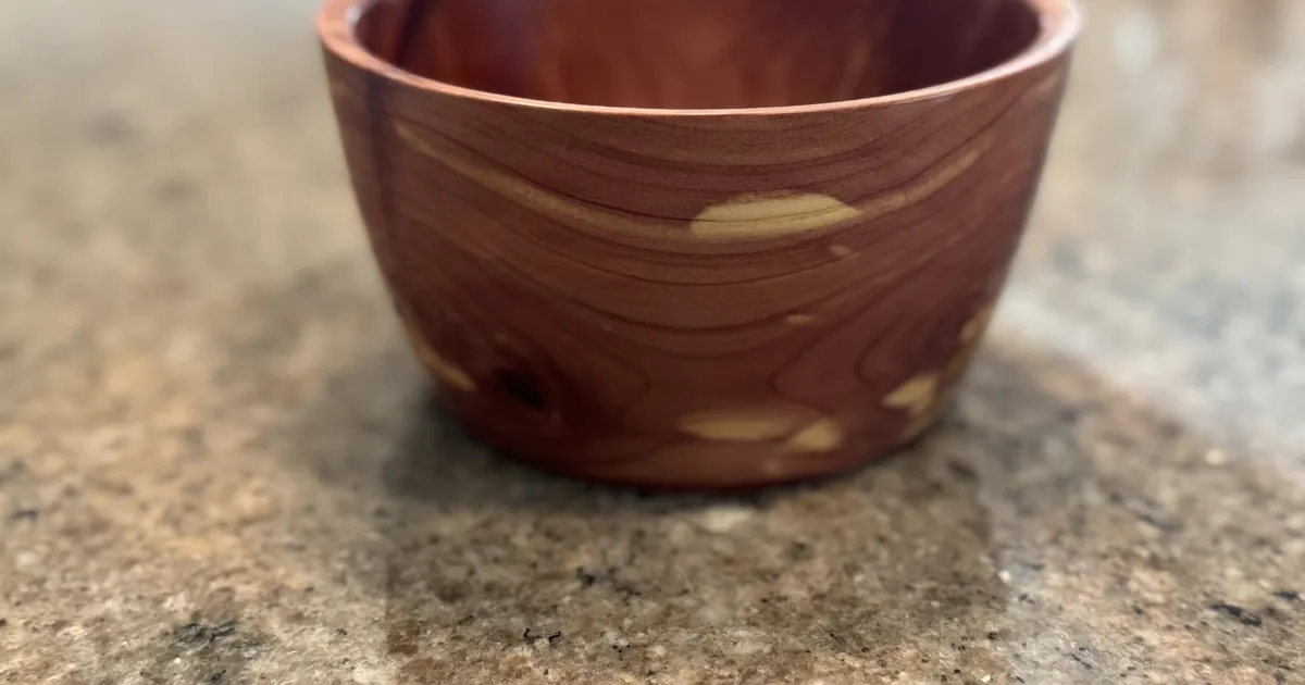 Cedar Resin Bowl