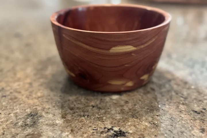 Cedar and Resin Art Bowl — Salvaged Wood Meets Modern Craft