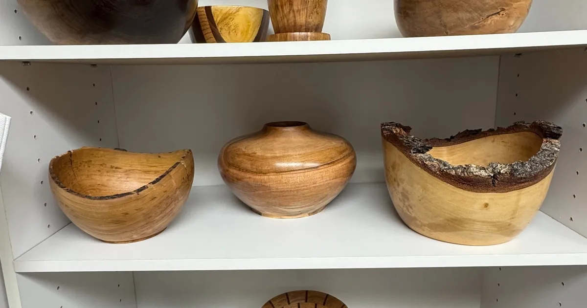 Handcrafted Wood Art at Finder's Keepers Corner