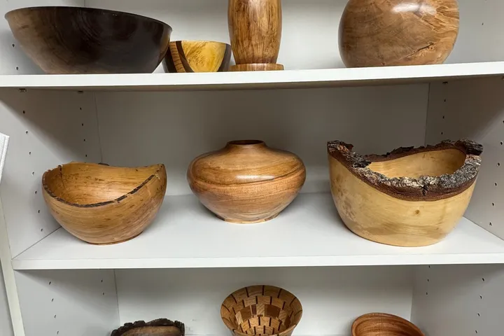 Handcrafted Wood Art at Finder's Keepers Corner