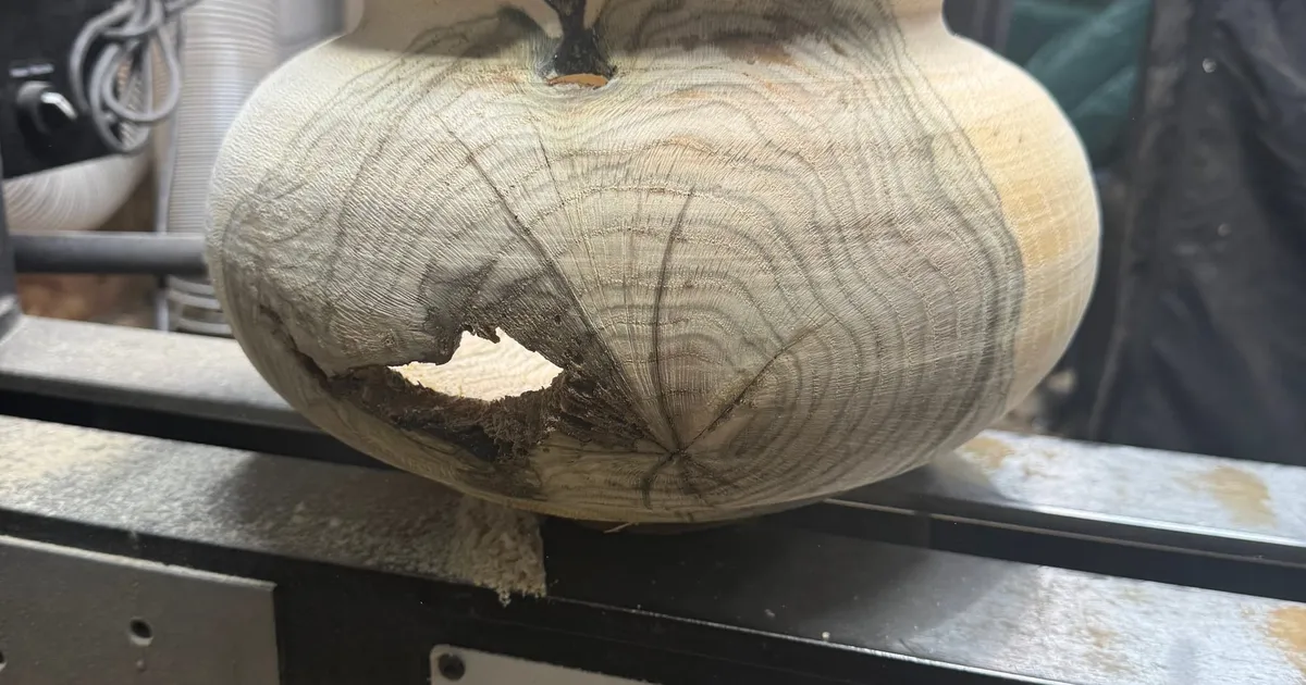 Mystery Wood Hollow Form — Process and Progress