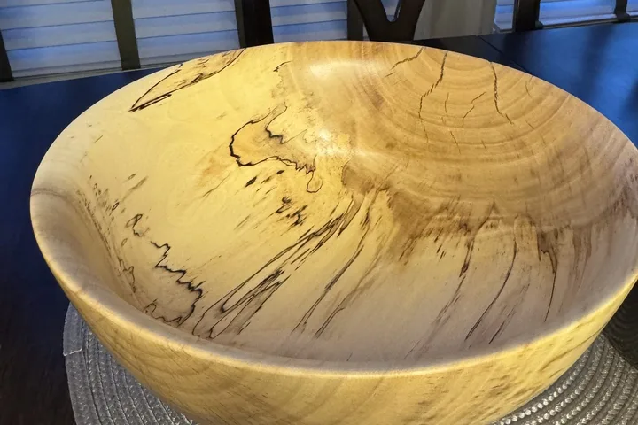 Zone-Line Spalted Maple Bowl
