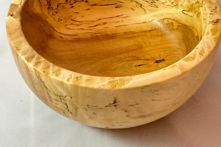 Small Spalted Maple Bowl