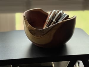 Natural Edge Cedar Bowl