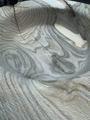 The Beauty of the "Imperfect": Turning a Wild-Grain White Ash Bowl